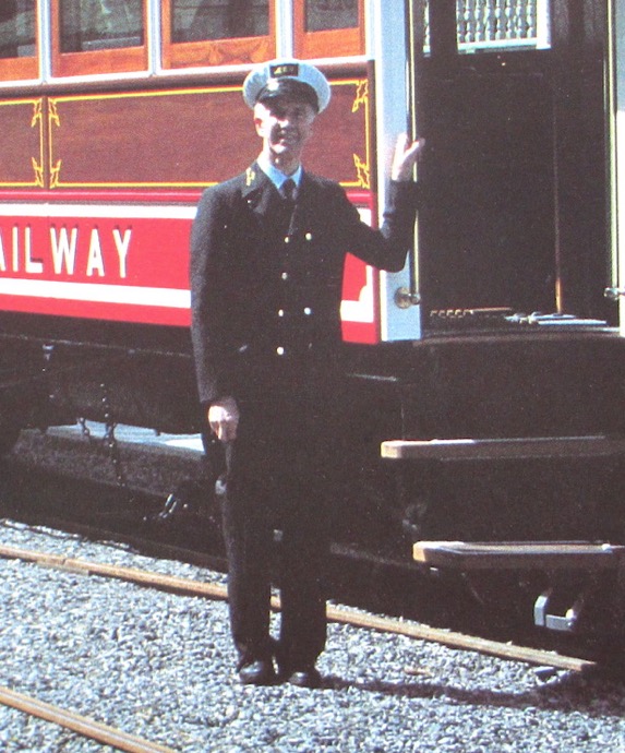 Manx Electric Railway motorman