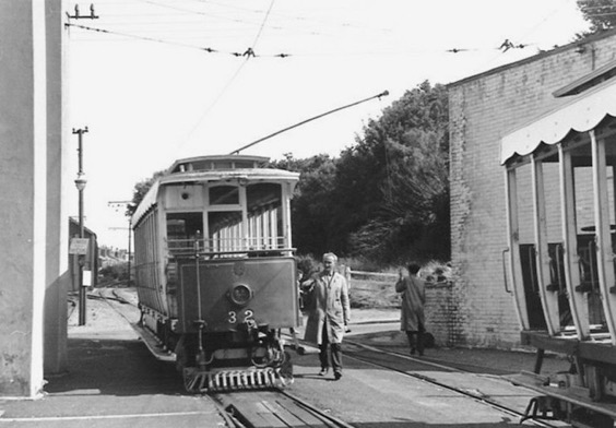 Manx Electric Railway Tram No 32 at Ramsey