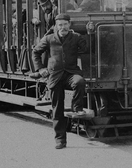 Douglas and Laxey Coast Electric Tramway driver 1899 1900