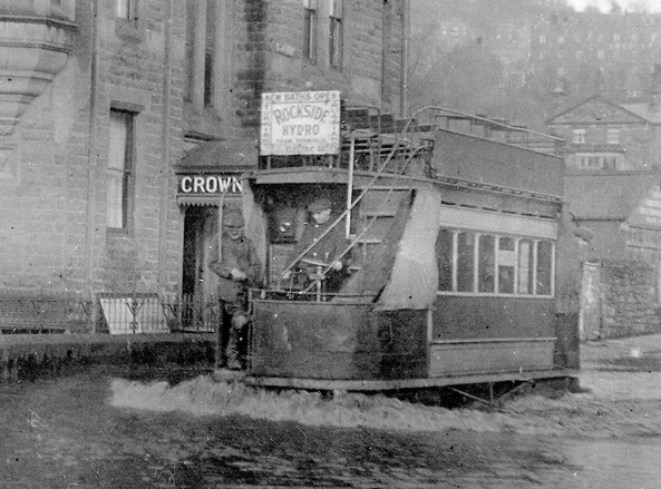 Matlock Cable Tram 18th January 1921 Flood