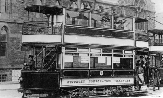Keighley Corporation Tramways Tram No 8 