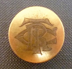 Rhondda Tramways Company brass button