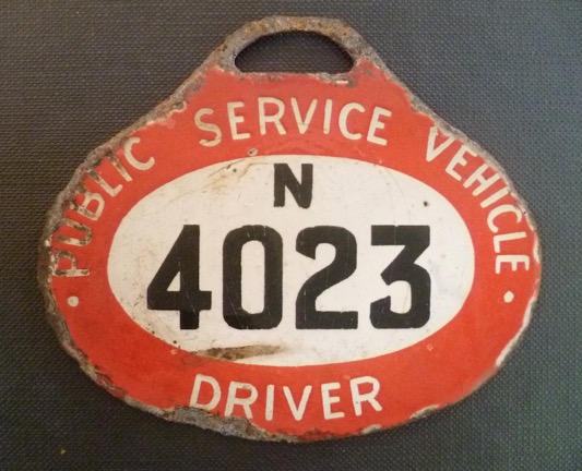 Public Service Vehicle PSV DM5 badge