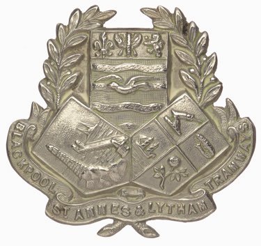Blackpool St Annes and Lytham Tramways cap badge