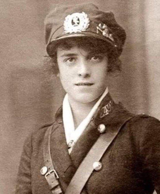 Liverpool City Tramways Great War tram conductress